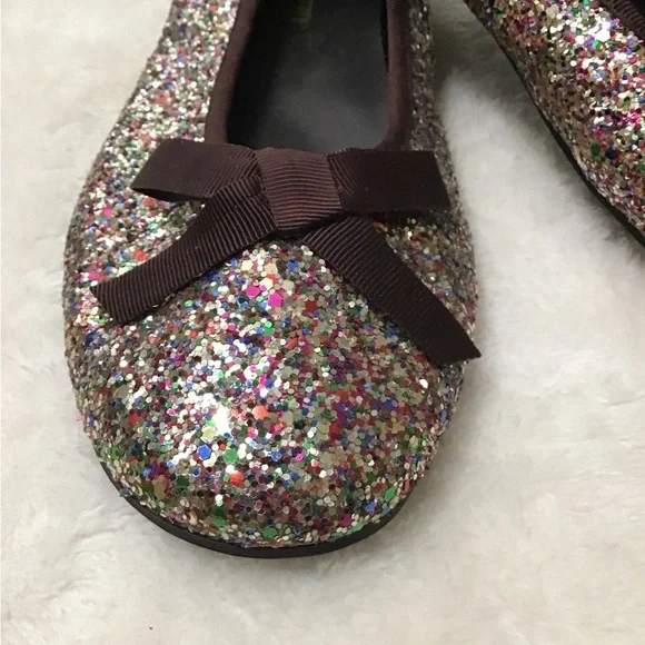Women’s size 41/2 sparkle slip on flat shoes smart fit - Picture 2 of 6